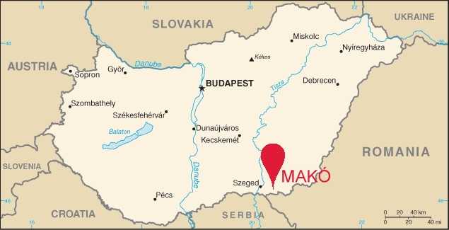 Harta Ungaria